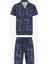 Ethnic Paisley Gömlekli Çok Renkli Pijama Takımı 1