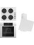Steamart-Fryart-Sılentart Serisi Beyaz Set (CS206 + QEP63CB +D078-SA ) - Emaye Izgara 1