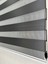 Binbirperde Antrasit Pileli Zebra Stor Perde Ev/ofis Perdesi Aluminyum Sistem 2