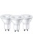 LED Spot 7W GU10 Çanak Ampul, Beyaz Işık 6500K 490LM 3 Adet 1