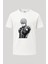 Genos One Punch Man Baskılı Unisex Bol Kalıp Bisiklet Yaka Tişört 1