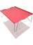 Mini Alüminyum Masa Ultralight Katlanır Piknik Masası Kırmızı (Yurt Dışından) 5