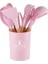 12 Adet Kit Silikon Ahşap Saplı Turner Çorba Kaşığı Spatula Fırça Kazıyıcı Makarna Yumurta Çırpıcı Yapışmaz Tava Mutfak Pişirme Araçları (Yurt Dışından) 1