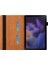 Samsung Galaxy Tab A8 10.5 2021 X200/X205 Kahverengi Için Eşkenar Deri Fe Deri Kılıf (Yurt Dışından) 4
