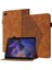Samsung Galaxy Tab A8 10.5 2021 X200/X205 Kahverengi Için Eşkenar Deri Fe Deri Kılıf (Yurt Dışından) 5