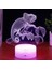 Çocuk Odası Için Axolotl Gece Lambası, 3D Illusion Lam Chameleon (Yurt Dışından) 3