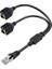 Powermaster PM-25434 Erkek RJ45 To 2x Dişi Ethernet Çoklayıcı Splitter Dağıtıcı 1