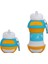 Sızıntılı Silikon Katlanır Bardağı, Şekil: Voleybol 550ML (Yurt Dışından) 1