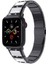 Apple Watch Için Ste Watch Band S 7 45MM / & 6 & Se & 5 & 4 44MM Siyah+Beyaz (Yurt Dışından) 5