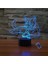 Yaratıcı 3D Kedi Gece Lambası 16 Renk Değiştirme USB (Yurt Dışından) 1