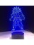 3D LED Gece Işığı Lambası Süper Saiyan Tanrı Gok (Yurt Dışından) 4