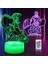 3D Anime Gece Lambası LED Illüzyon Lambası ve 16 Renkli Renkli-D (Yurt Dışından) 1