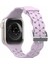 Saat Kayışı Apple Iwatch 6/5/4/3/2/1 Nesil Se Içi Boş Dantel Katı Silikon Kayış --- Mor 38/40/41MM (Yurt Dışından) 1