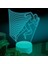 , Spor 3D LED Masa Lambası, Golf Oyuncusu Merhaba 8" x 10" Beyaz Taban Koşucu Hızlı Atlet Sporcu Aksiyonu (Yurt Dışından) 1