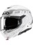 F100 Hetal MC10 Çene Açılır Motosiklet Kaskı Gri Beyaz 1