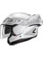 F100 Hetal MC10 Çene Açılır Motosiklet Kaskı Gri Beyaz 2