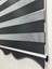 Binbirperde Dilimli Siyah Pileli Zebra Stor Perde Ev/ofis Perdesi Aluminyum Sistem 2