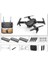 E88 4K Hd Çift Kameralı App Kontrol Wifi Katlanabilir Drone Siyah 2