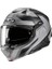 F100 Bios MC5SF Çene Açılır Motosiklet Kaskı Mat Siyah Gri 1