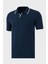 Pamuklu Regular Fit Şerit Detaylı Polo Yaka T Shirt Erkek Polo Yaka T Shirt 5902964 2