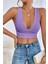 Kadın Siyah Çapraz Sırt Detaylı Şık Crop Top Büstiyer 4