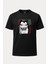 Ryuk Shinigami Death Note Baskılı Loose Fit Bisiklet Yaka Unisex Tişört Siyah 1