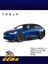 Tesla Model-X Deep Blue Met. (Derin Mavi Metalik) - Rötuş Boyası 30ML. ve Rötüş Çeliği 1