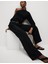 Saf Keten Wide Leg Pantolon 4
