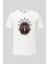 Hintli Kurukafa Kartal Baskılı Loose Fit Bisiklet Yaka Unisex Tişört 1