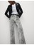Hayvan Desenli Straight Leg Jean 2