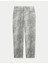 Hayvan Desenli Straight Leg Jean 3