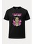 Gamora Guardians Of The Galaxy Baskılı Loose Fit Bisiklet Yaka Unisex Tişört Siyah 1
