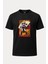 Temari Naruto Baskılı Loose Fit Bisiklet Yaka Unisex Tişört 1