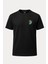 Sarı Kelebek Baskılı Loose Fit Bisiklet Yaka Unisex Tişört 1