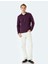 Yeni Sezon Uzun Kollu Pamuk Karışımlı Basic Polo Yaka Sweatshirt 1