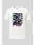 Jotaro Jojos Bizarre Baskılı Loose Fit Bisiklet Yaka Unisex Tişört 1