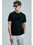 Onıx Modern Grafik T- Shirt Siyah 2