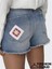 Işlemeli Denim Kadın Şort 2