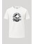 Uluyan Kurt Baskılı Loose Fit Bisiklet Yaka Unisex Tişört 1