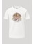 Motifli Aslan Baskılı Loose Fit Bisiklet Yaka Unisex Tişört 1