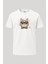 Cool Kedi Baskılı Loose Fit Bisiklet Yaka Unisex Tişört 1