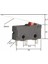 KW11-3Z-C Micro Switch Anahtar 28MM Kol 5A 250V Kollu No Nc Spdt Sınırlayıcı Momentary Buton 3