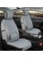 Subaru Tribeca Uyumlu Lüx Deri Oto Koltuk Kılıfı Ön Arka Takım Kemer Serisi Açık Gri 3