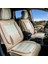 Fiat Palio Uyumlu Lüx Deri Oto Koltuk Kılıfı Ön Arka Set Planet Serisi Bej 3