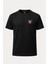 Rock Müzik Ihtiyacı Baskılı Loose Fit Bisiklet Yaka Unisex Tişört Siyah 1