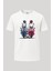 Motor Aşkı Motosiklet Baskılı Loose Fit Bisiklet Yaka Unisex Tişört 1