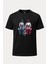 Motor Aşkı Motosiklet Baskılı Loose Fit Bisiklet Yaka Unisex Tişört 1