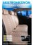 Chevrolet Captiva Uyumlu Lüks Deri Oto Koltuk Kılıfı Ön Arka Set Bej Marjinal Model Alldys 3