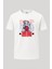 Japon Anime Kızı Baskılı Loose Fit Bisiklet Yaka Unisex Tişört 1