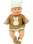 Elite Azra Bebek Bej ve Kahve Rengi Triko Kıyafetli 40 cm Et Bebek GLT1128 1 Adet 2